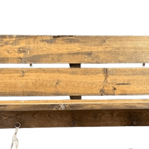 Wooden Shelf with Peg Hangers