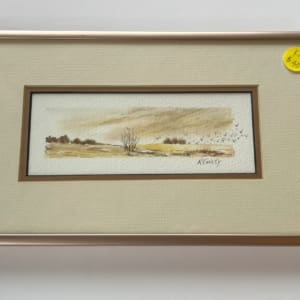 Reavley Water Colour Painting - Tree & Birds