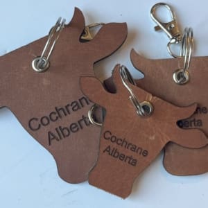 Cochrane Leather Keychains