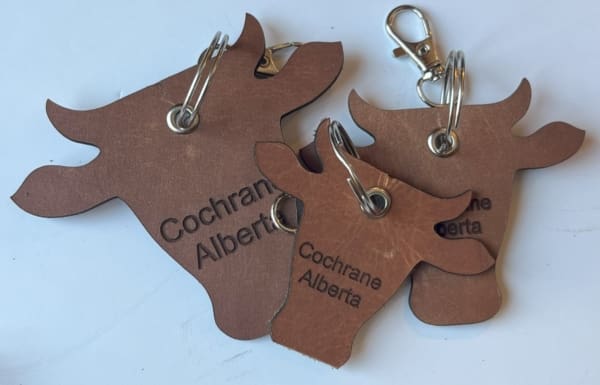 Cochrane Leather Keychains
