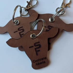 Stockmen's Cochrane Leather Keychains