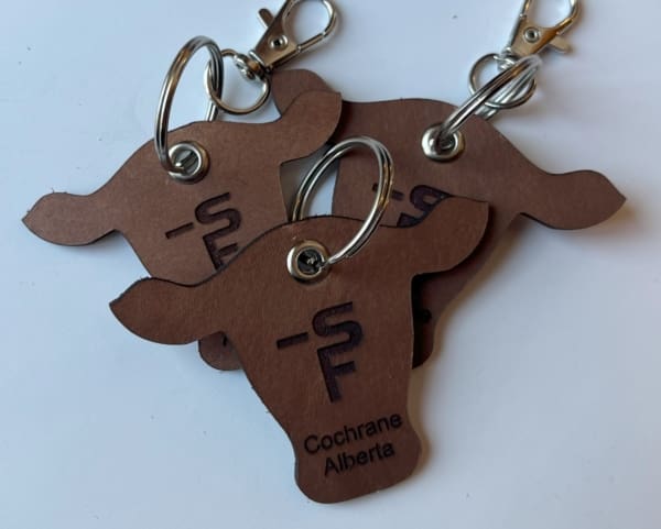 Stockmen's Cochrane Leather Keychains